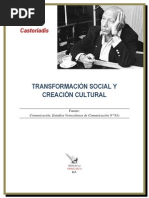 Transformacion Social y Creacion Cultural