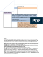 Assessment Plan-The Cell