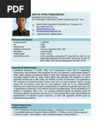 Aditya Tetra Firdaussyah: Personal Information