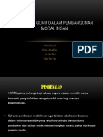 Peranan Guru Dalam Pembangunan Modal Insan