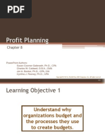 Chap008 Budgets ProfitPLanning