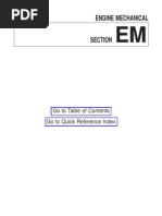 Engine Mechanical: Go To Table of Contents Go To Quick Reference Index