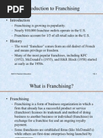 Franchising