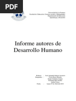 Informe Autores de Desarrollo Humano