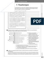 Actividades Juegos y Pasatiempos 7 10 La Poblacion