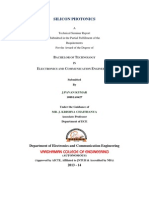 Silicon Photonics Technical Seminar Report