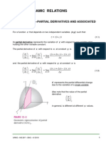 Thermodynamic Relations: A Little Math-Partial Derivatives and Associated Relations