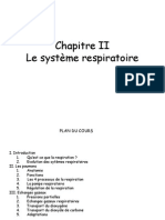 Chap II La Respiration