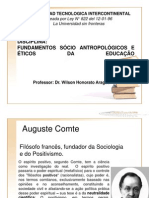 Slide Roteiro Das Aulas - de Fundamentos Socio Antropologicos