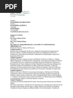 Syllabus Ingenieria de Procesos