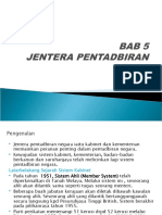 Bab 5 Jentera Pentadbiran