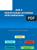 Bab 8 Peruntukan Istimewa Perlembagaan