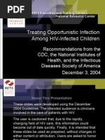 Treating Opportunistic Infection Among HIV-Infected Children