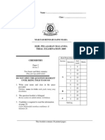 MRSM SPM Trial 2009 Chem Paper 2