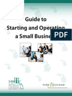 Guide To Starting and Operating A Small Business