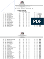 Resultado Final SANTANA DE MANGUEIRA PUBLICAÇÃO