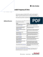 Powerflex 70 Adjustable Frequency Ac Drive: Installation Instructions