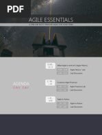 Agile Essentials: A One Day (Interactive) Blitz Into The Heart of Agile