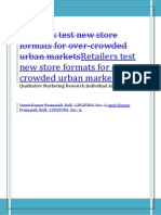 Retailers Test New Store Formats For Over-Crowded Urban Marketsretailers Test New Store Formats For Over-Crowded Urban Markets