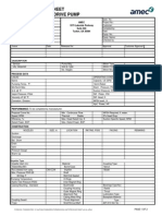 Equipment Data Sheet Centrifugal Mag Drive Pump: Amec 1979 Lakeside Parkway Suite 500 Tucker, GA 30084