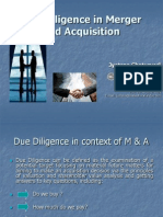 Due Diligence in Merger and Acquisition