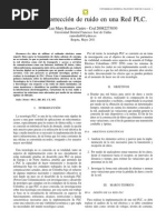 Estudio y Corrección de Ruido en Una Red PLC PDF