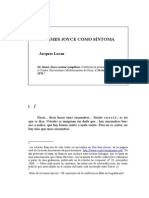 Jacques Lacan - Conferencia en Niza (De James Joyce Como Síntoma) 24.01.1976