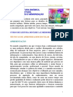 Curso de Leitura Dinâmica, Técnica de Estudo, Concentração e Memorização PDF