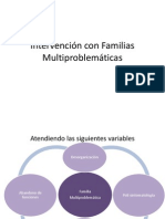 Familias Multiproblemáticas y Consumo de Alcohol