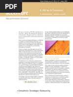 Accenture El ROI de La Formacion