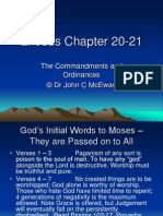 Exodus Chapter 20-21: The Commandments and Ordinances © DR John C Mcewan