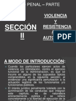 Violencia y Resistencia A La Autoridad 29-04-2012 - I Parte