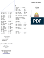 Plan de Estudios de Fisica UNAH