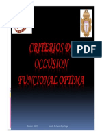 Criterios de Oclusion Funcional Optima PDF