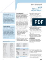 WI211 ISO Category II Vibration Analysis I