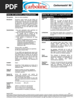 Carbomastic 90 PDS 8-12 ES-LA (Autoimprimante)