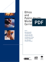 Ethics and Public Health: Model Curriculum