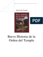 Breve Historia de La Orden Del Temple - Jose Luis Corral