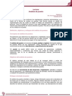 Lectura 3 Analisis de Puesto