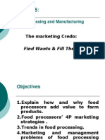 Chapter 5, Food Processing & Manufacturing