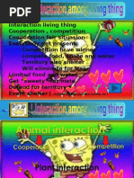 Interaction Living Thing Cooperation, Competition Cooperation Fair Situasion Everybody