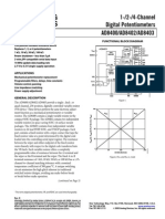 Digital Potentiometer AD8400 8402 8403