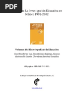 Vol 10 Historiografía de La Educación