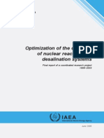 Optimization of The Coupling of Nuclear Reactors and Desalination Systems