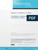 Tradición y Traducción Clásicas en América