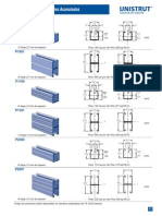 Unistrut: Configuraciones de Rieles Acanalados