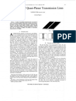 Overview of Quasi-Planar Transmission Lines: Finlines