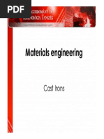 Materials Engineering: Cast Irons