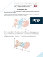 Volumen de Un Solido en Secciones Paralelas