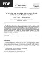 Corrosion and Corrosion Test Methods of Zinc